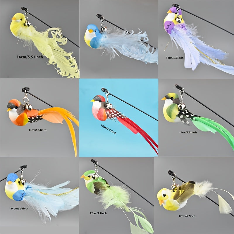 5-Piece Feather Teaser Wand Set – product view 6