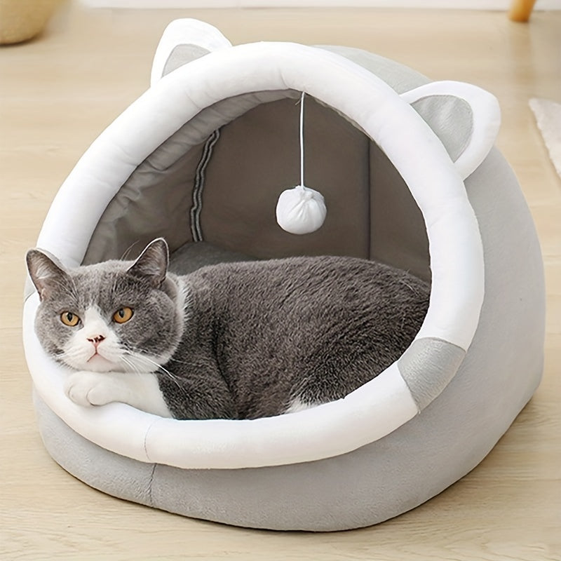 Cozy Indoor Cat Cave Tent – product view 4
