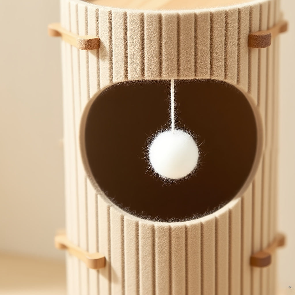 Multi-Level Cat Tree Villa with Scratching Post – product view 4