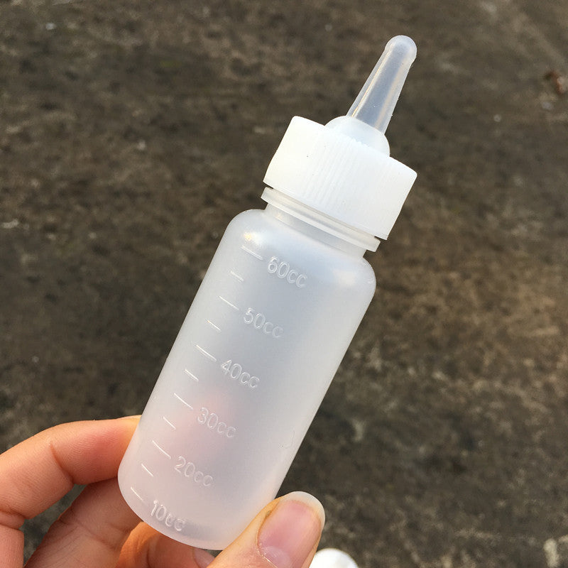 2-Piece Soft-Nipple Kitten Feeding Bottle Set – product view 6