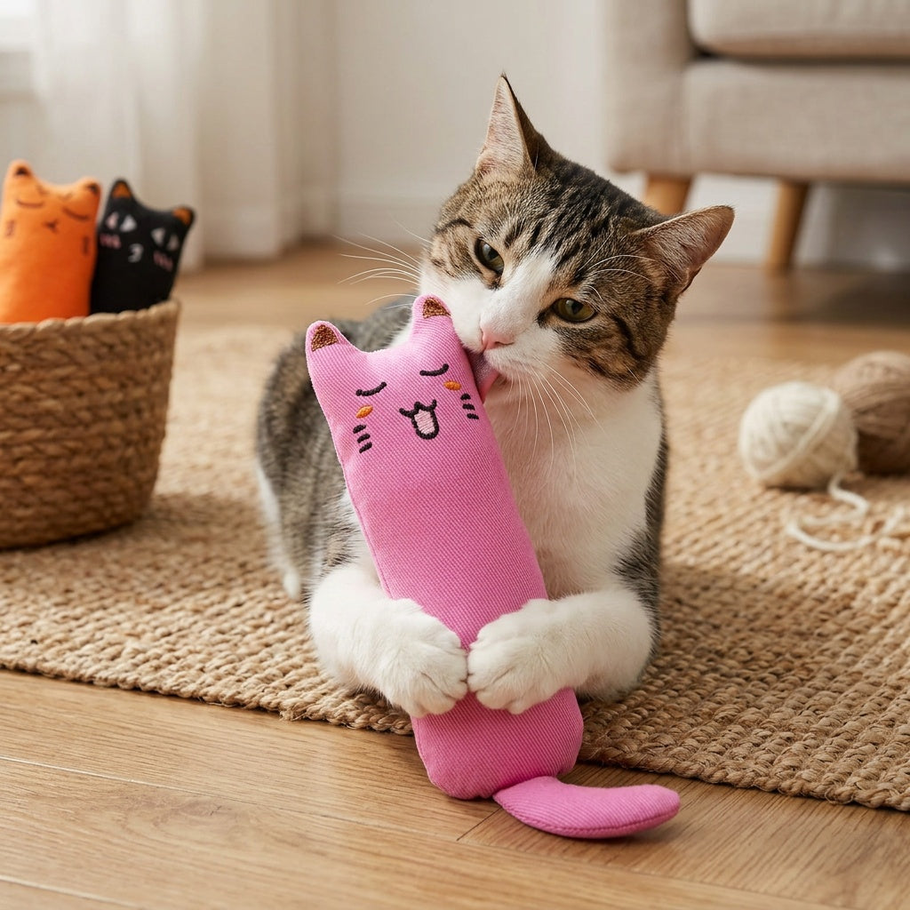 Bite-Resistant Fabric Cat Chew Toy – product view 6
