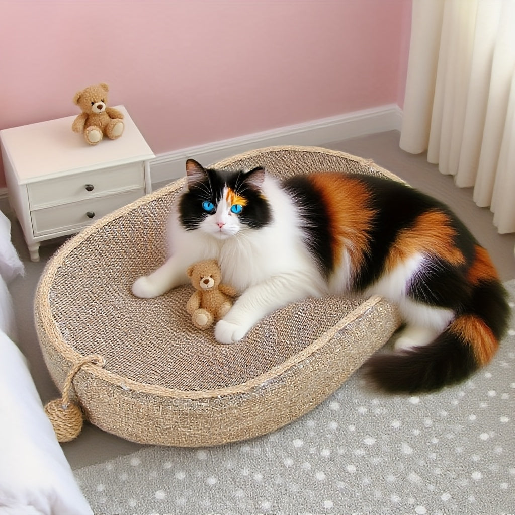 Jute Cat Scratcher Lounge Bed – product view 4