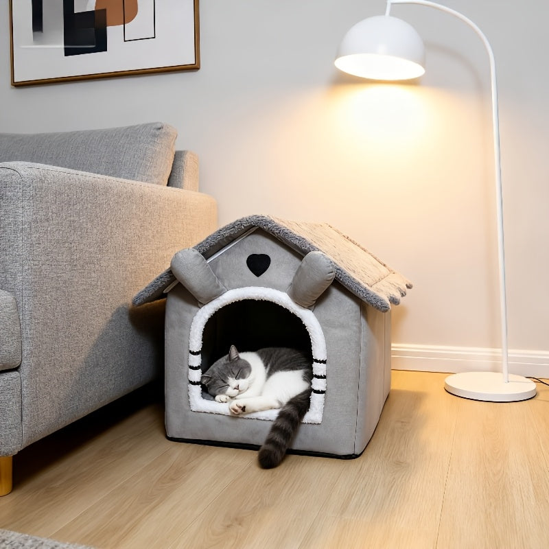 Extra-Large Ear-Shaped Washable Cat Bed – product view 1