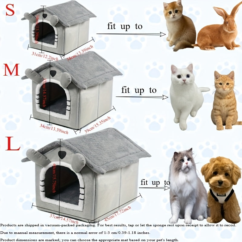 Extra-Large Ear-Shaped Washable Cat Bed – product view 2