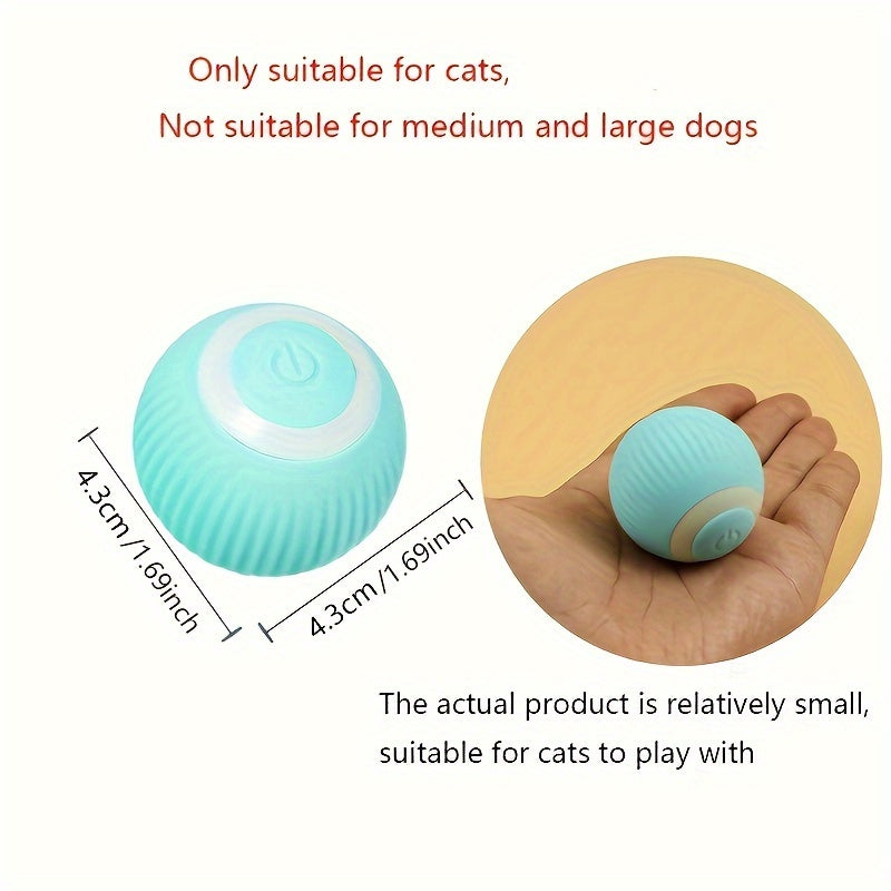 Automatic Rolling Ball & Teaser Wand Cat Toy – product view 2