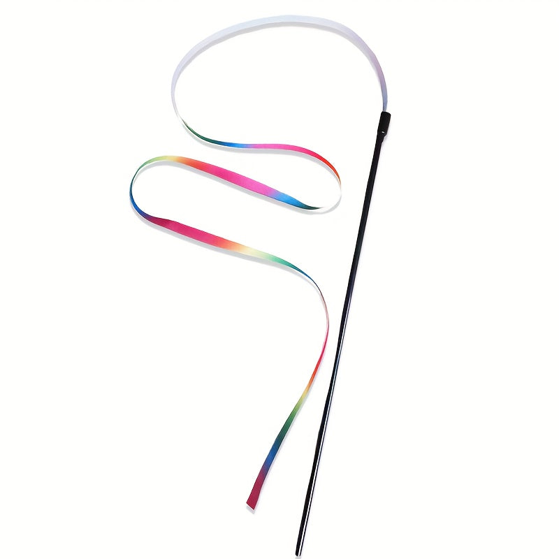 Rainbow Ribbon-Tail Cat Toy – product view 5