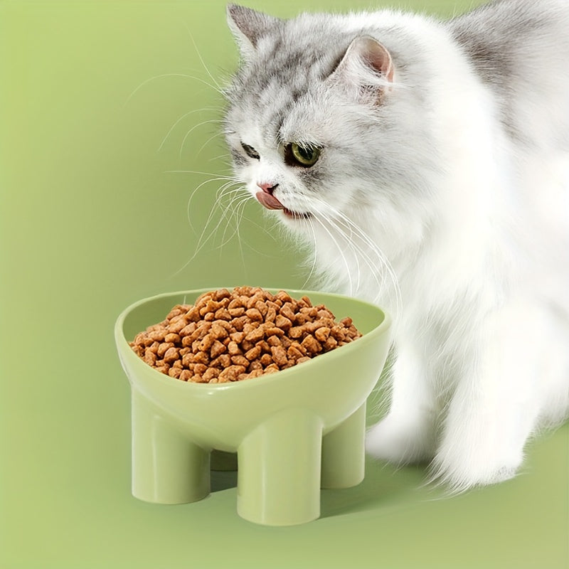 Tilted Raised Cat Bowl with Stand – product view 3