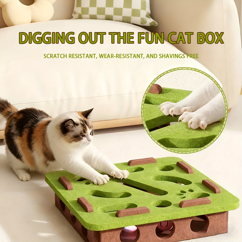 Cat Scratch & Bell Activity Box – product view 1