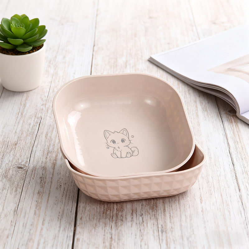 Shallow Anti-Leak Cat Bowl – product view 5
