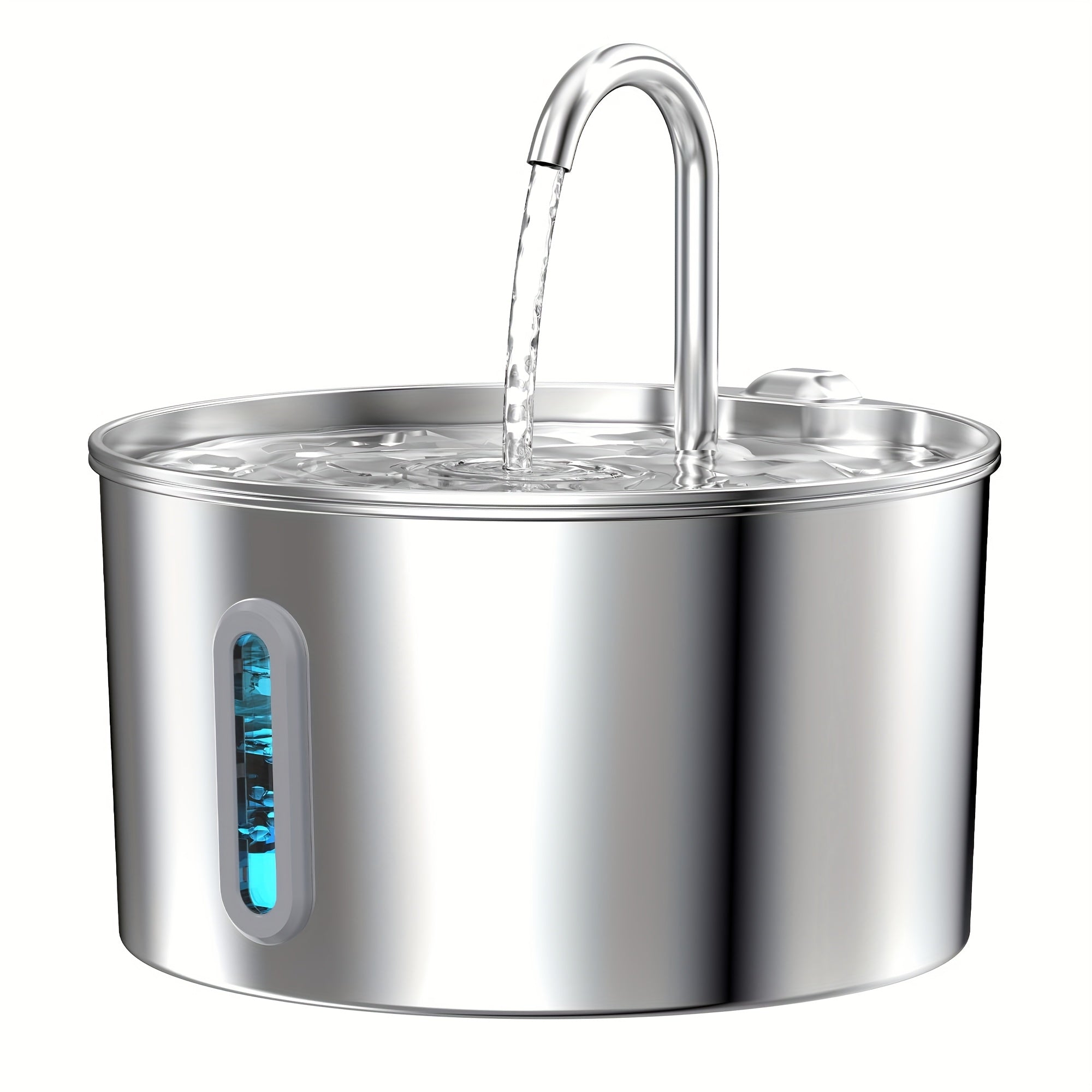 2.2L Stainless Steel Cat Water Fountain – product view 1