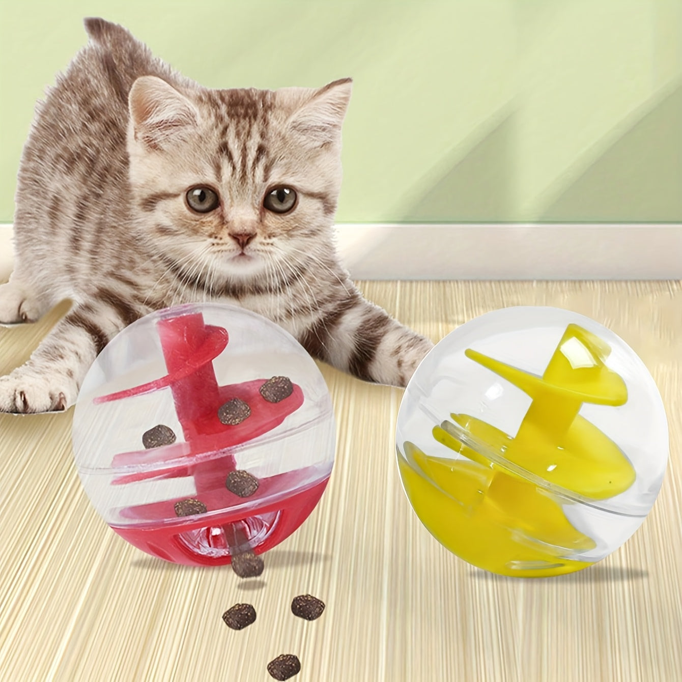 Anti-Choking Slow Feeder Ball for Cats – product view 2