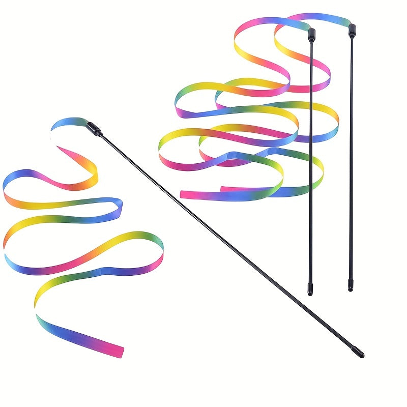 Ribbon Teaser Stick Cat Toy – product view 4