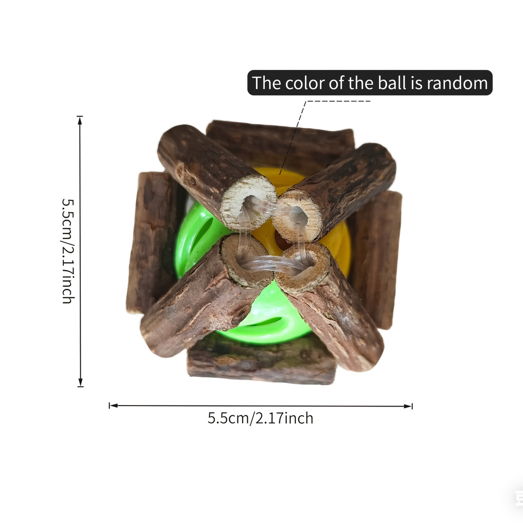 Rattan Dental Chew Ball for Cats – product view 2