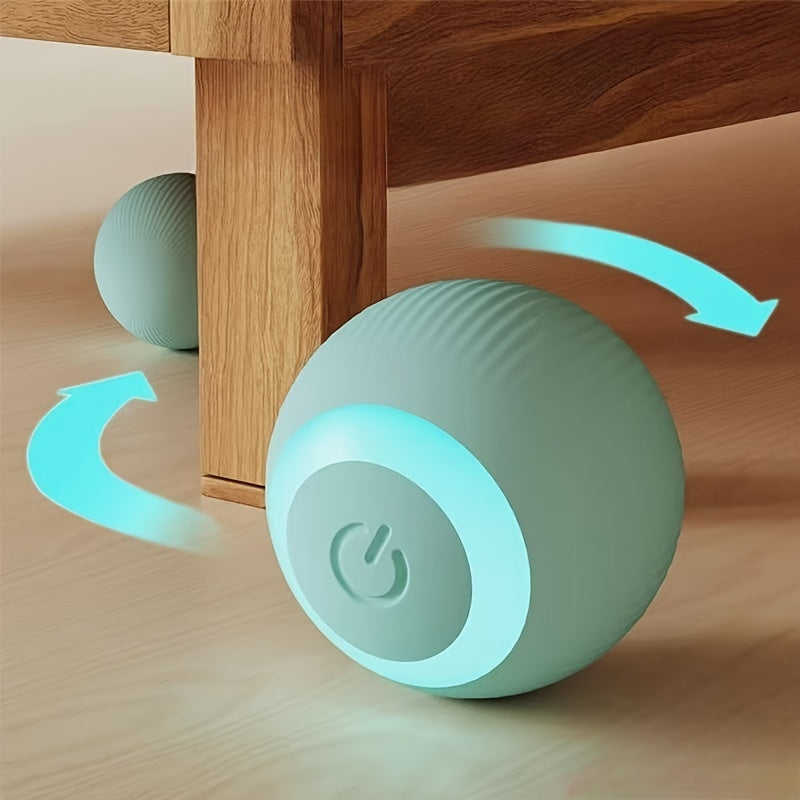 Automatic Rolling Ball & Teaser Wand Cat Toy – product view 3