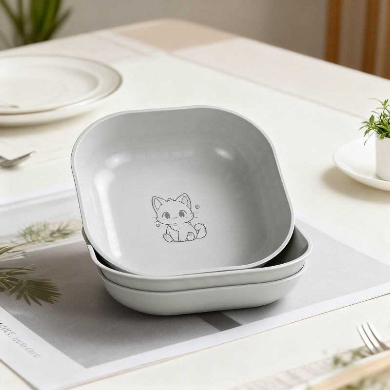 Shallow Anti-Leak Cat Bowl – product view 6