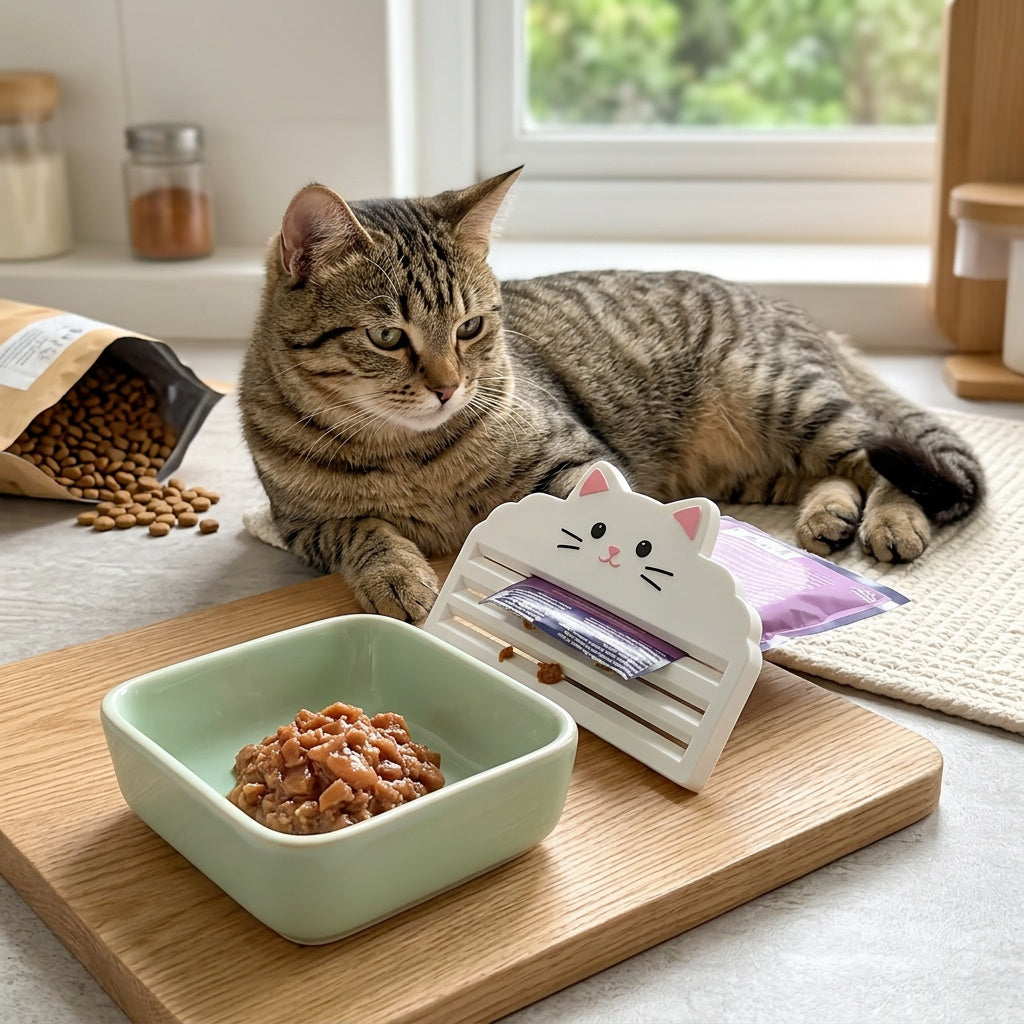 No-Waste Cat Food Pouch Squeezer – product view 6