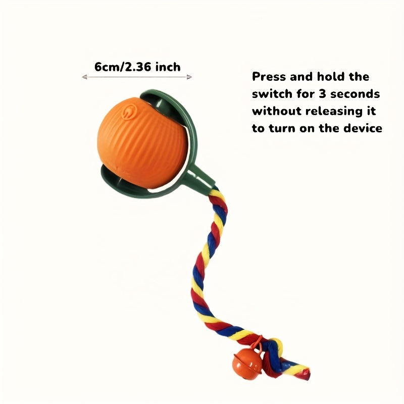Rechargeable Bell & Tail Cat Toy Ball – product view 3