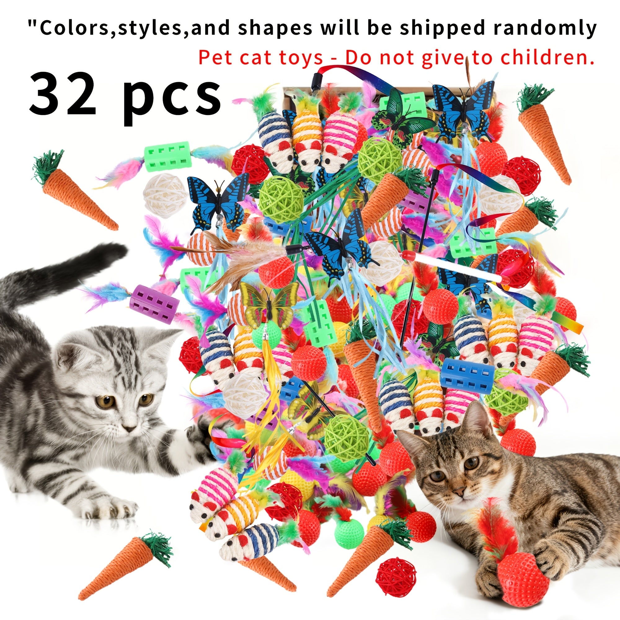 Assorted Cat Toy Variety Set – product view 6