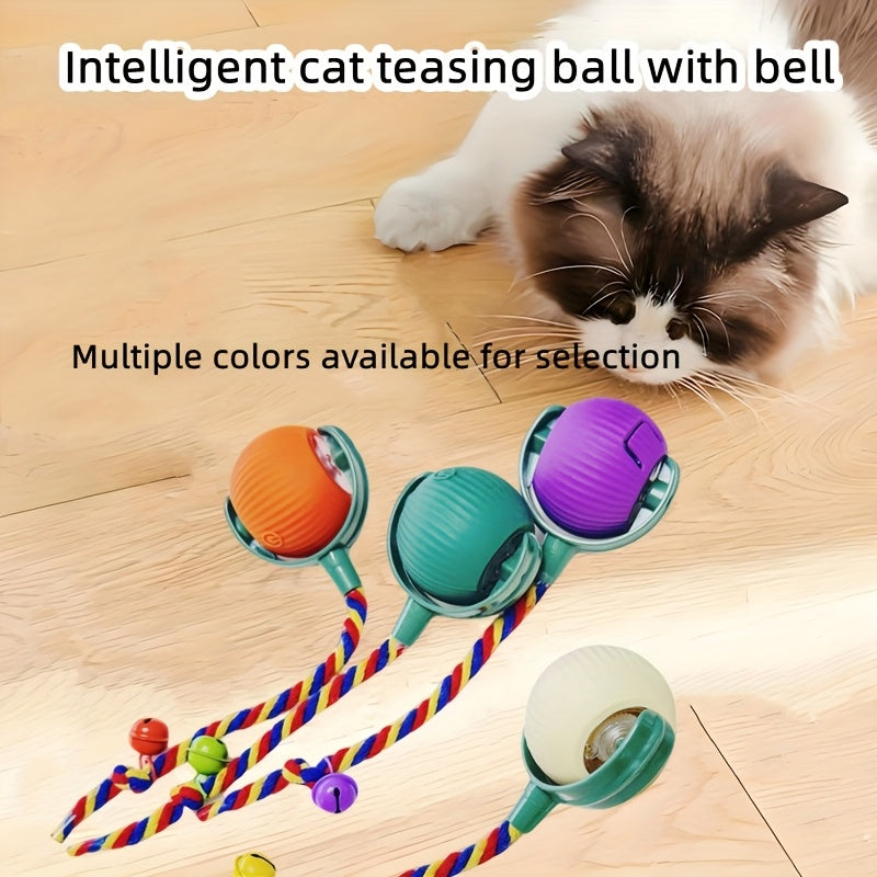Rechargeable Bell & Tail Cat Toy Ball – product view 4