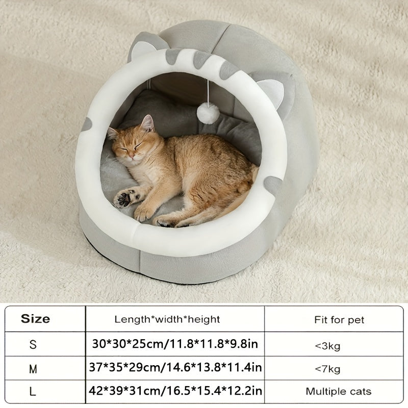 Breathable All-Season Cat Sleeping Basket – product view 2