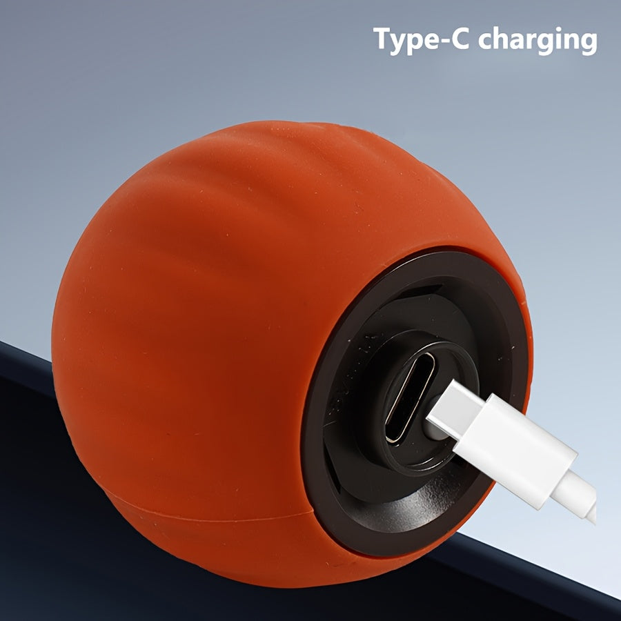 USB Rechargeable Rolling Cat Toy Ball with Tail – product view 6