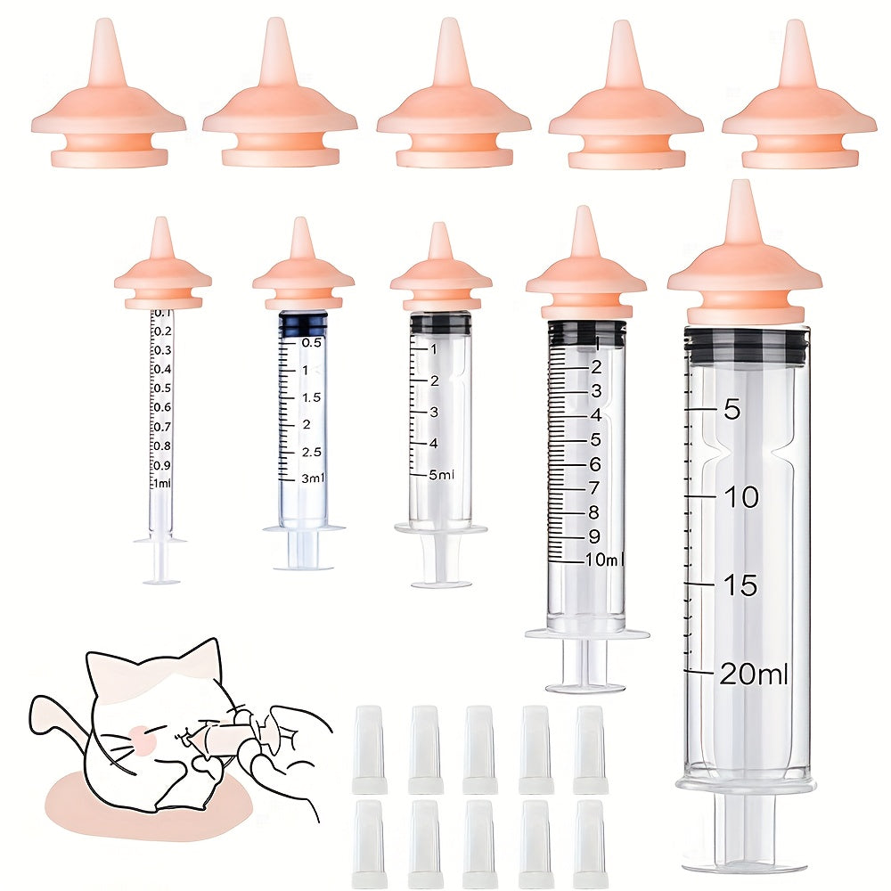 Soft Kitten Feeding Nipple Set – product view 3