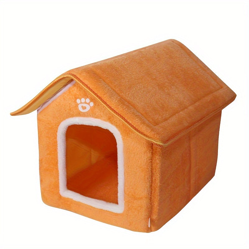 Washable Four-Season Enclosed Cat Bed – product view 4
