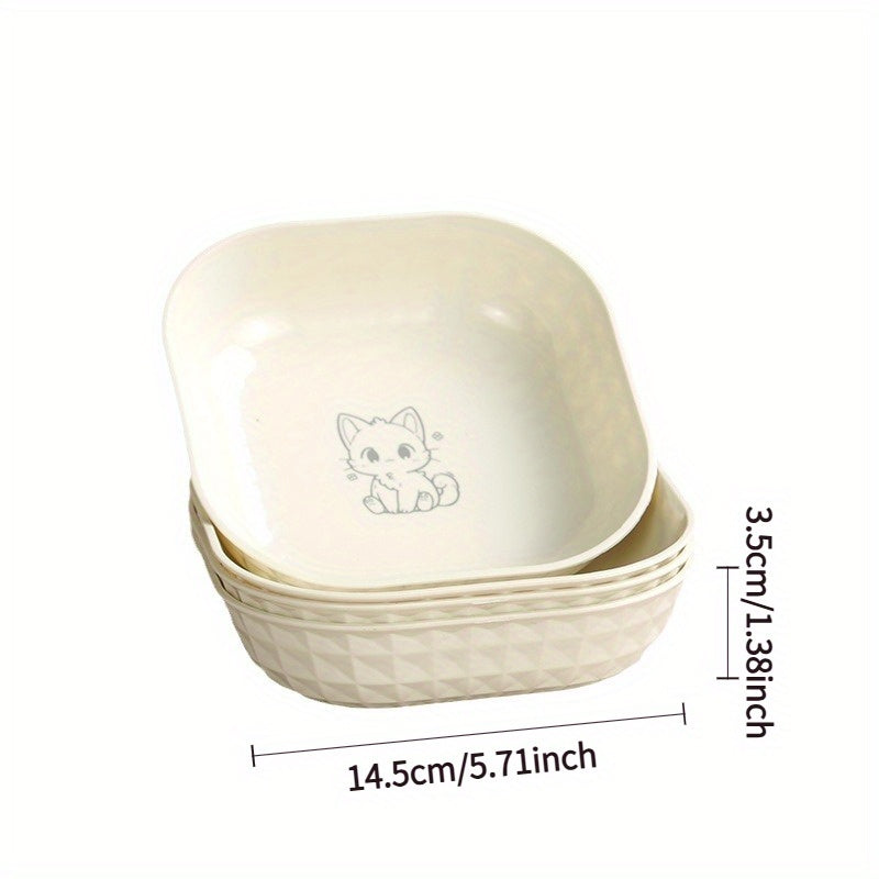 Shallow Anti-Leak Cat Bowl – product view 2