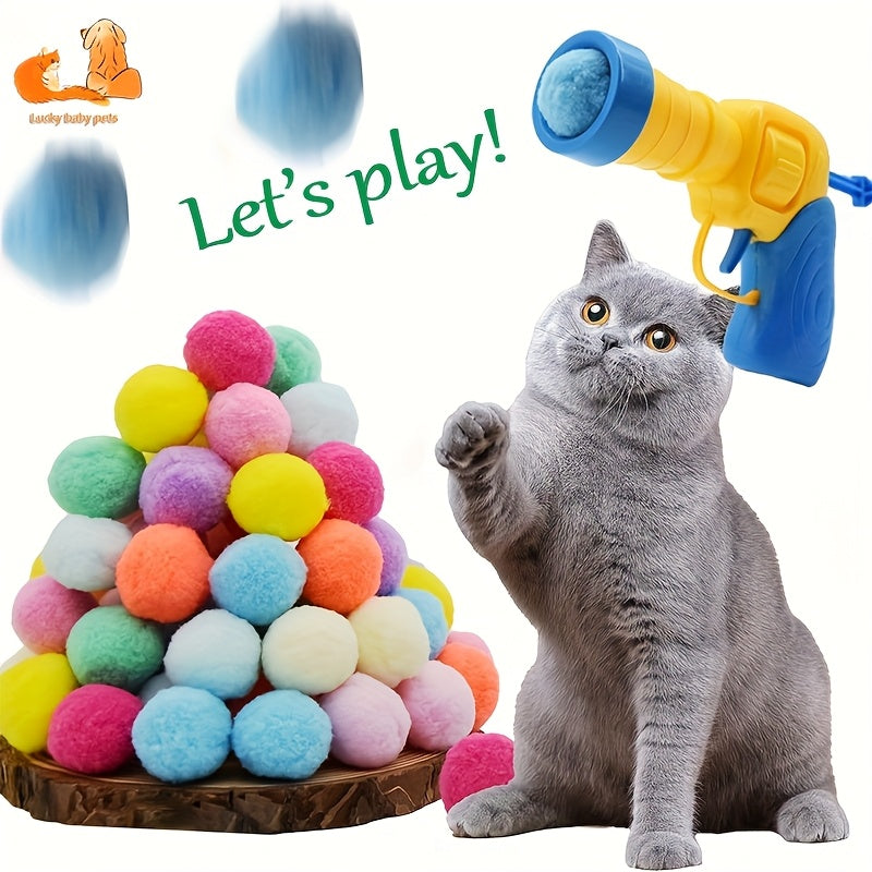 Interactive Soft-Ball Cat Toy Launcher – product view 4