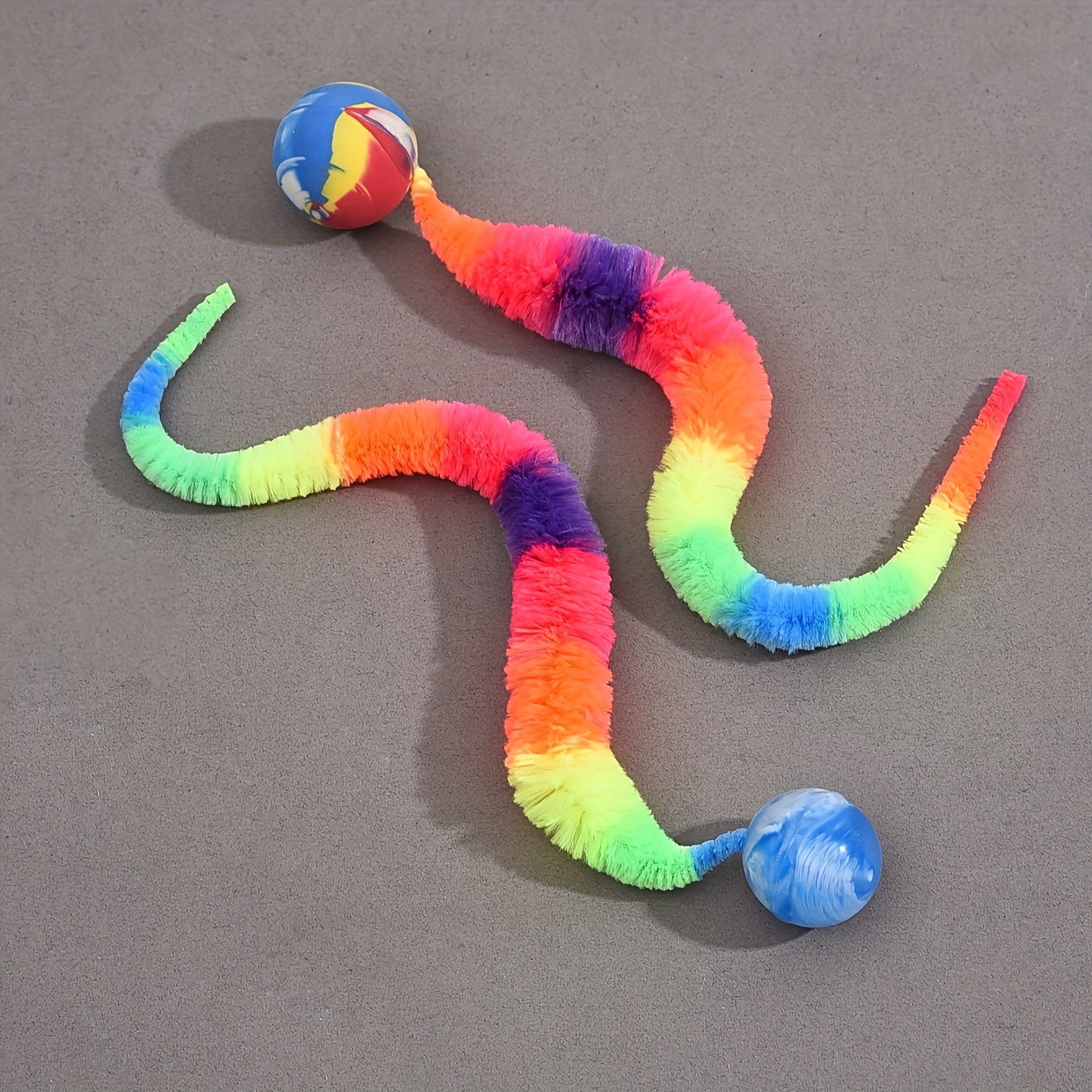 2-Piece Twisted Caterpillar Cat Toy Set – product view 2