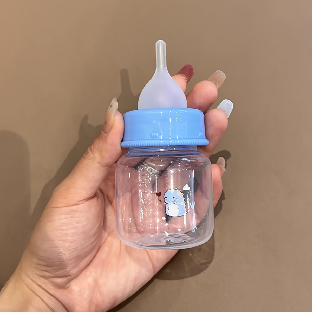 Cartoon-Print Kitten Nursing Bottle – product view 4