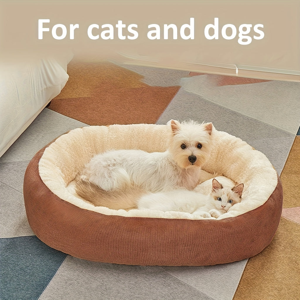 Soft Oval All-Season Cat Nest Bed – product view 3