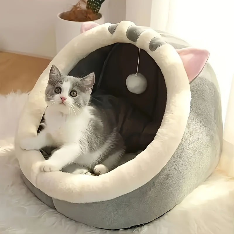 Soft All-Season Cat Sleeping Basket – product view 1