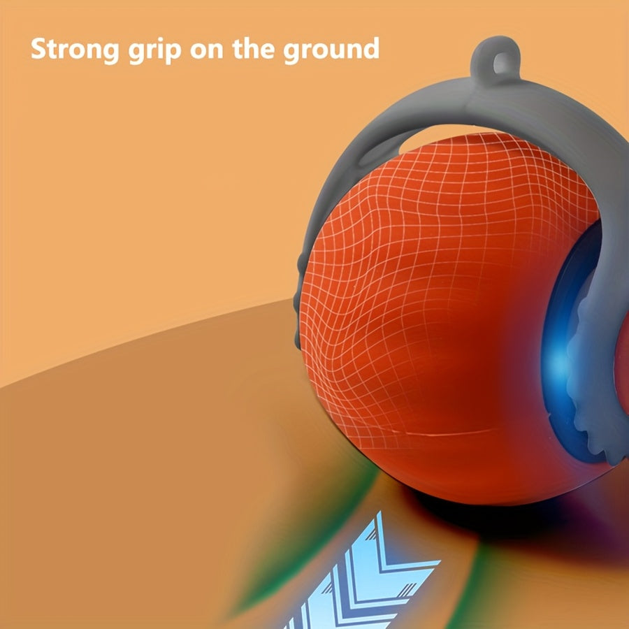 USB Rechargeable Rolling Cat Toy Ball with Tail – product view 4
