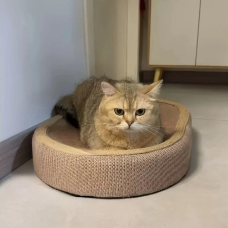 Sisal Scratching Post & Cat Bed Combo – product view 5