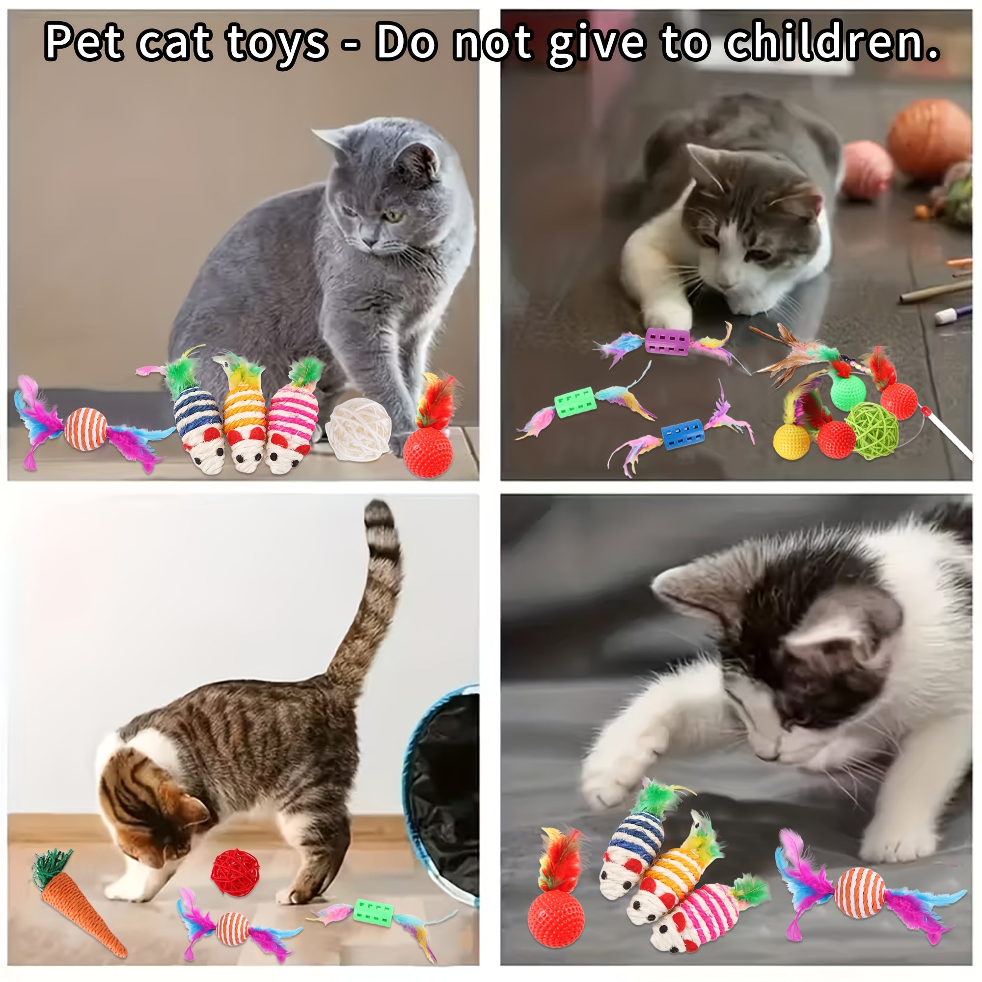Assorted Cat Toy Variety Set – product view 4