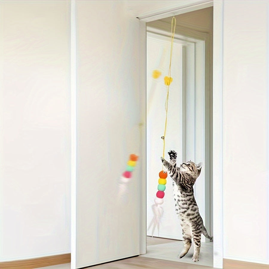 Doorway Hanging Self-Play Cat Toy – product view 1