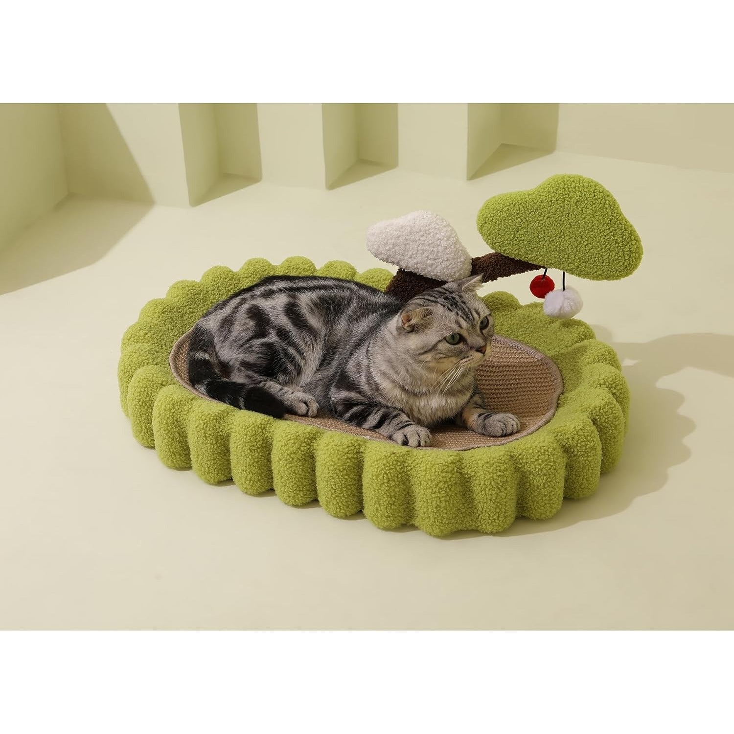 Extra-Large Sisal Cat Scratcher Lounge Bed – product view 2