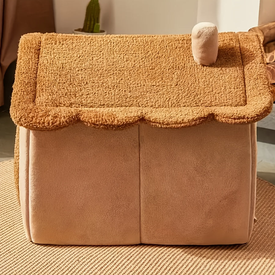Washable Warm Cat House Bed – product view 4