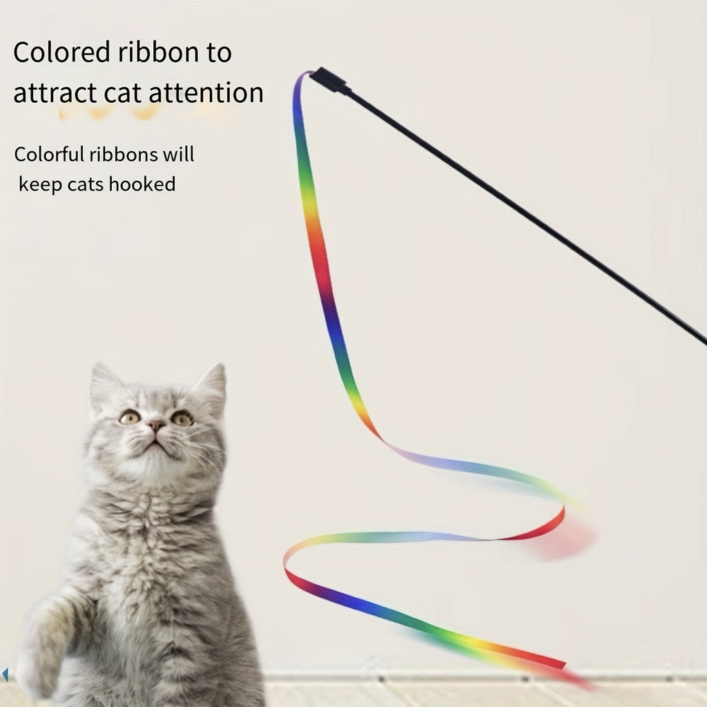 Ribbon Teaser Stick Cat Toy – product view 6
