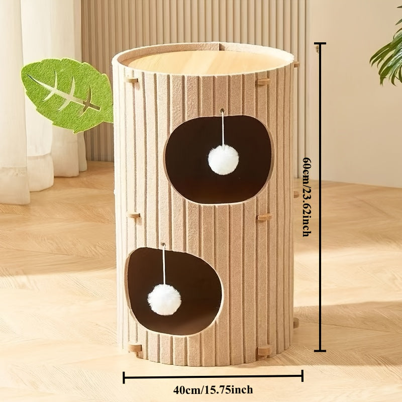 Multi-Level Cat Tree Villa with Scratching Post – product view 2