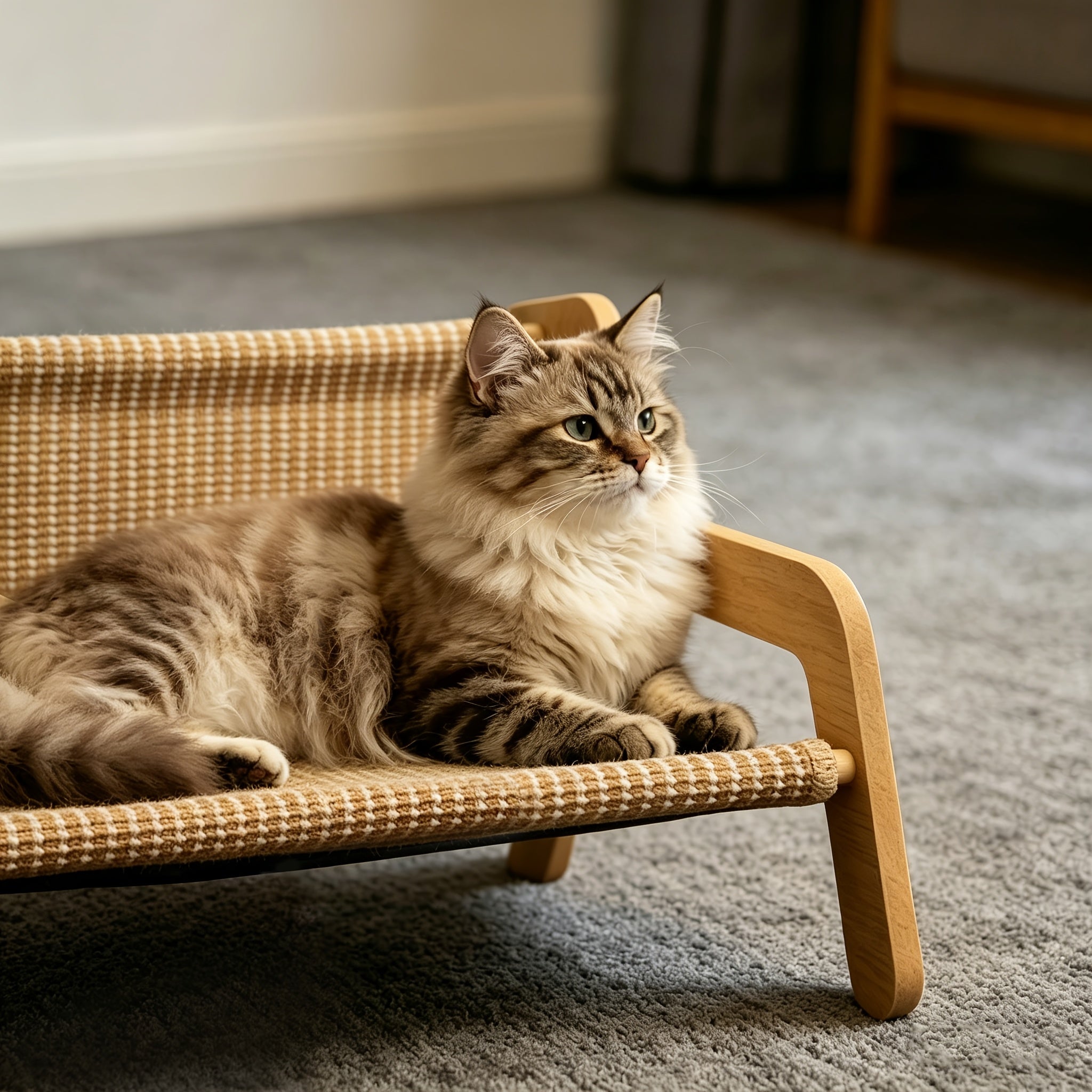 Sisal Cat Scratcher Hammock Lounge – product view 3