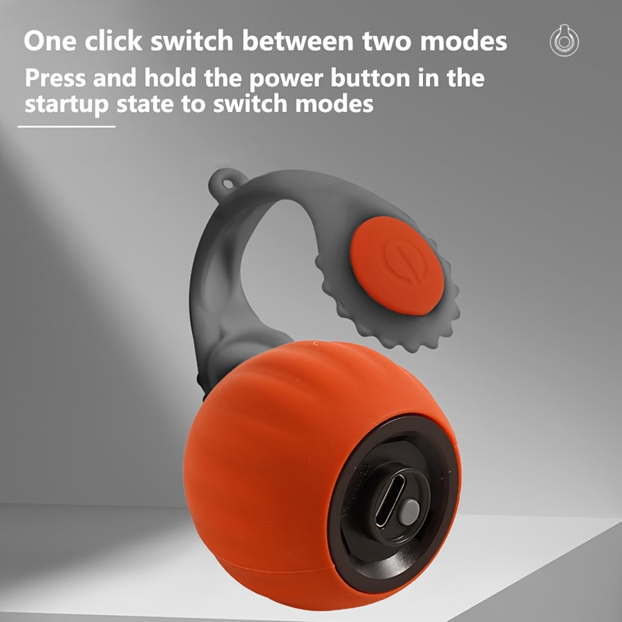USB Rechargeable Rolling Cat Toy Ball with Tail – product view 5