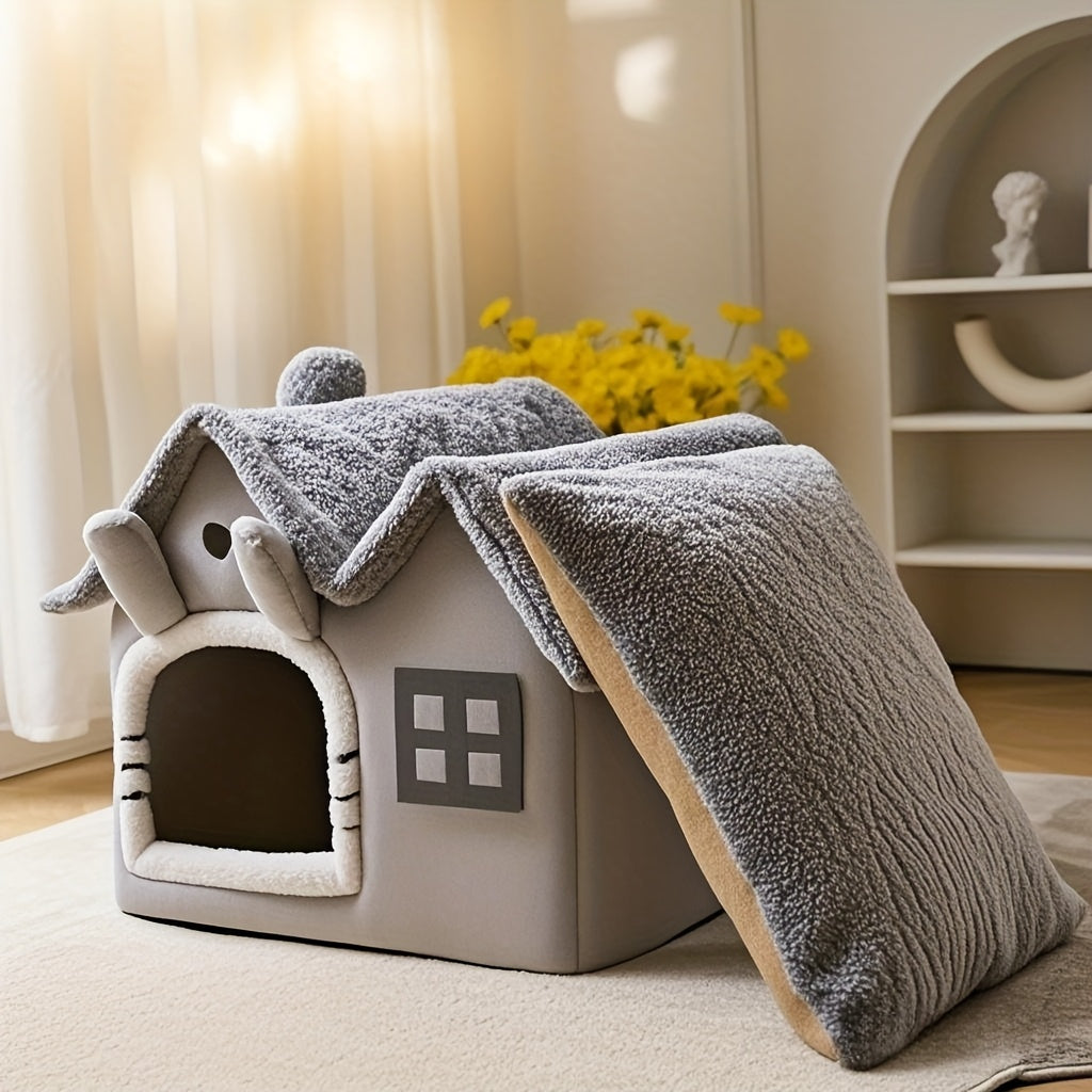 Washable Warm Cat Cave & Mat – product view 5