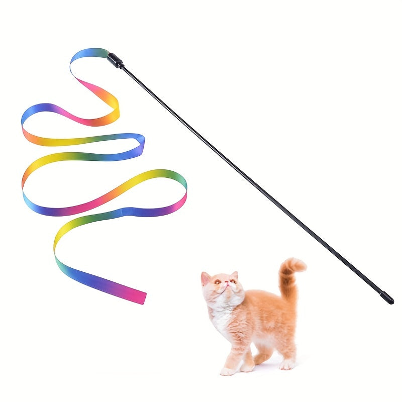 Ribbon Teaser Stick Cat Toy – product view 5