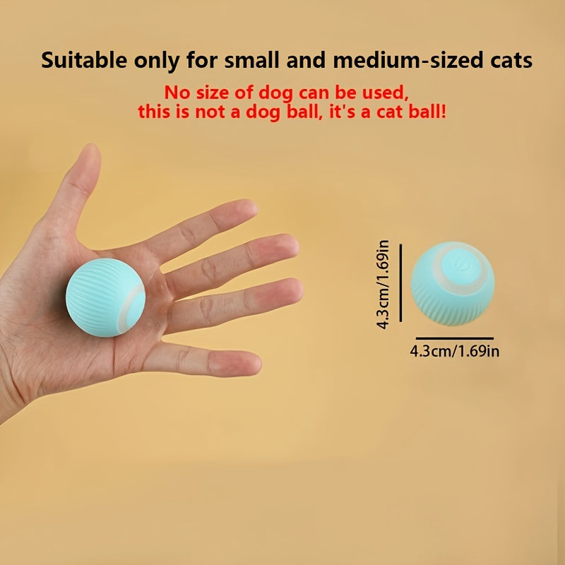 Smart Rolling Ball & Teaser Stick Cat Toy – product view 2
