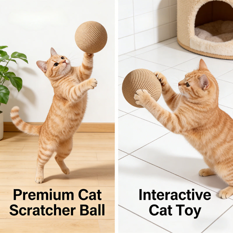 Cat Scratching Ball – product view 1