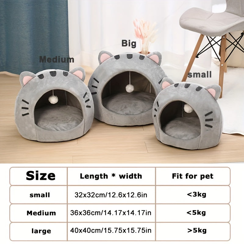 Warm Indoor Cat Tent Bed – product view 2