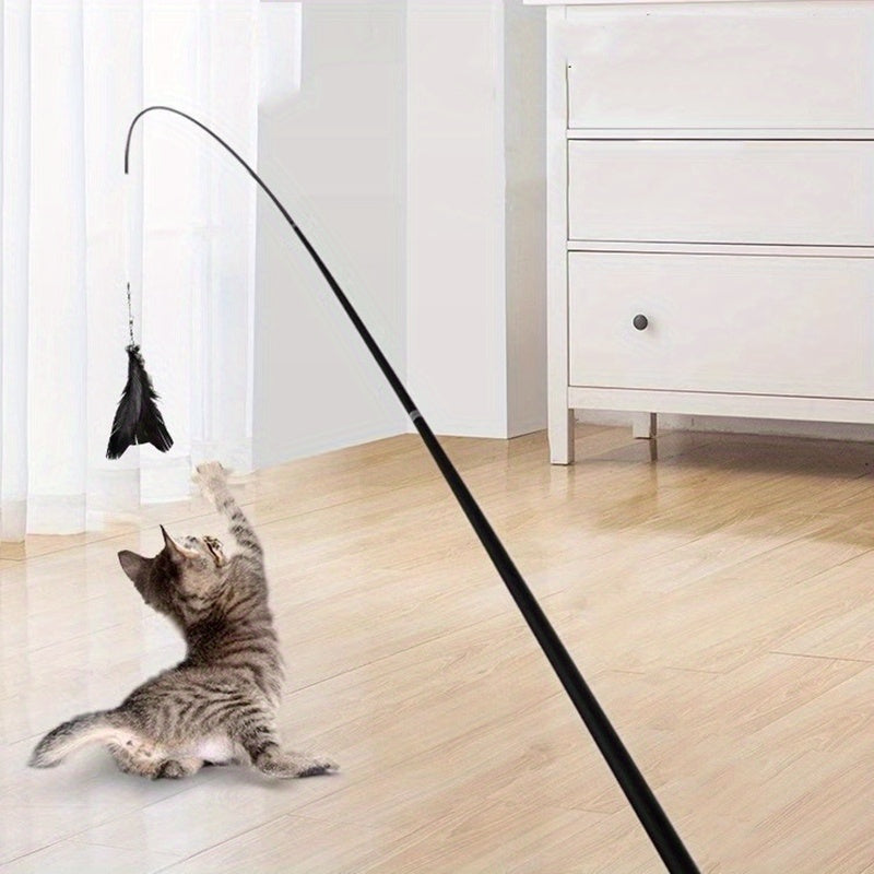 Telescopic Feather Wand Cat Toy – product view 4