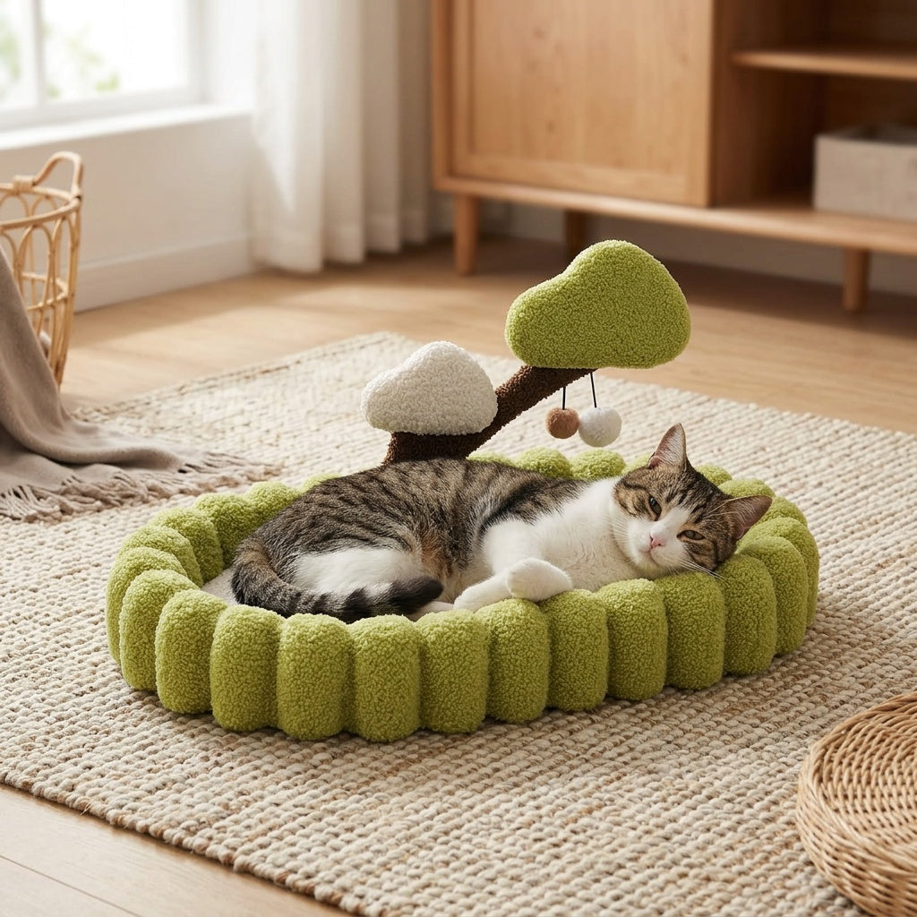 Extra-Large Sisal Cat Scratcher Lounge Bed – product view 3